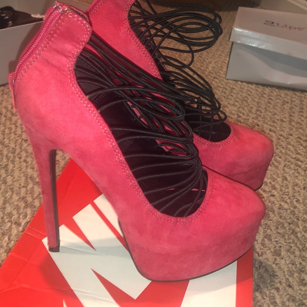Sexy pink heels